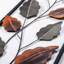 Wallity Fagus Escultura de Pared de Metal Multicolor